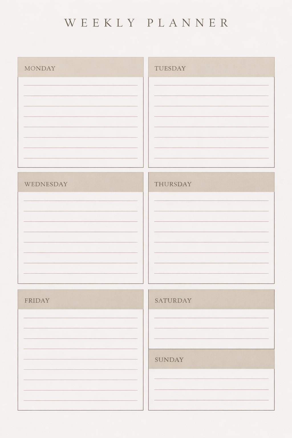 A4 Vision Journal